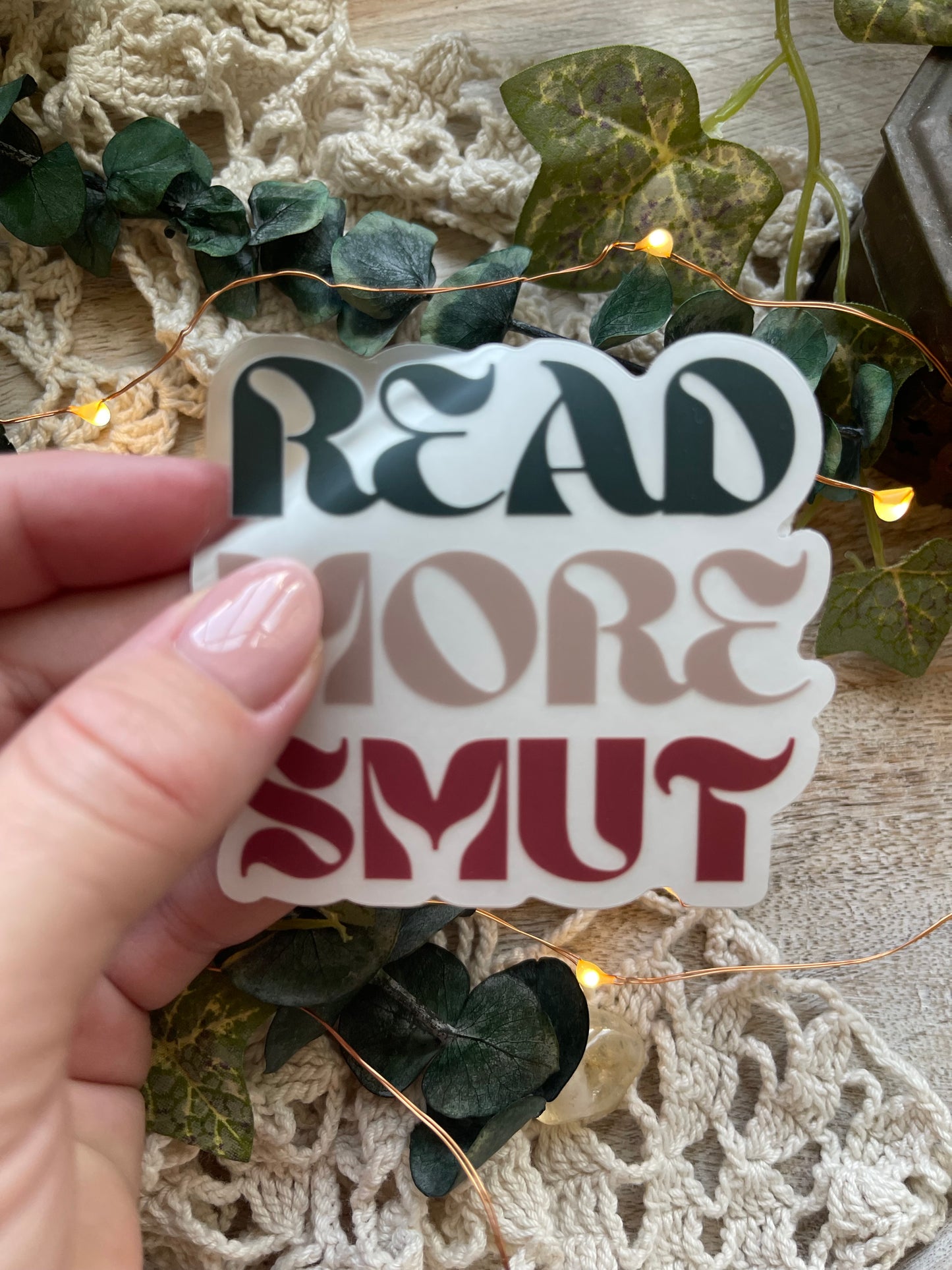 Read More Smut Bookish Sticker