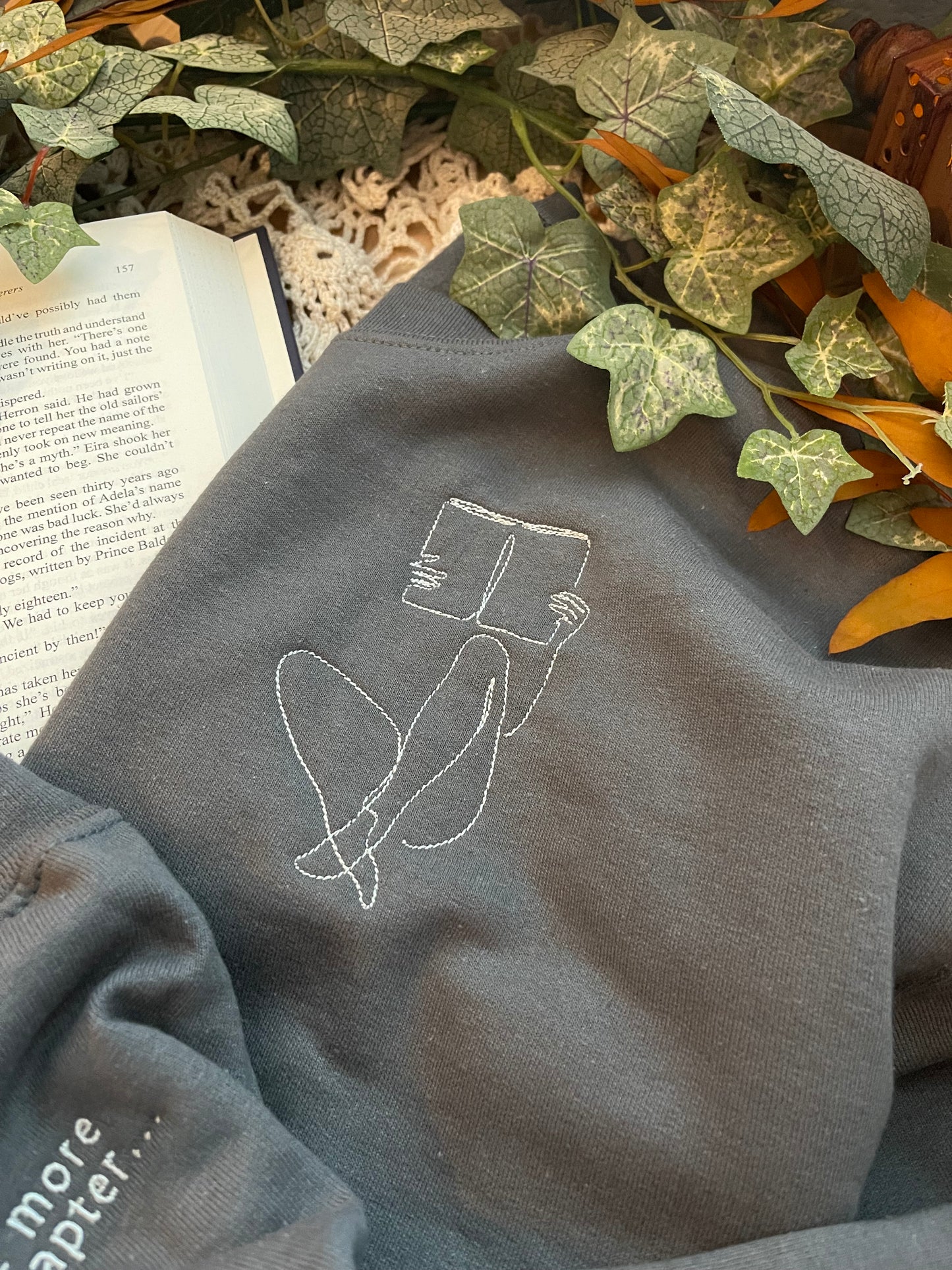 One More Chapter Sweatshirt “Line Work”