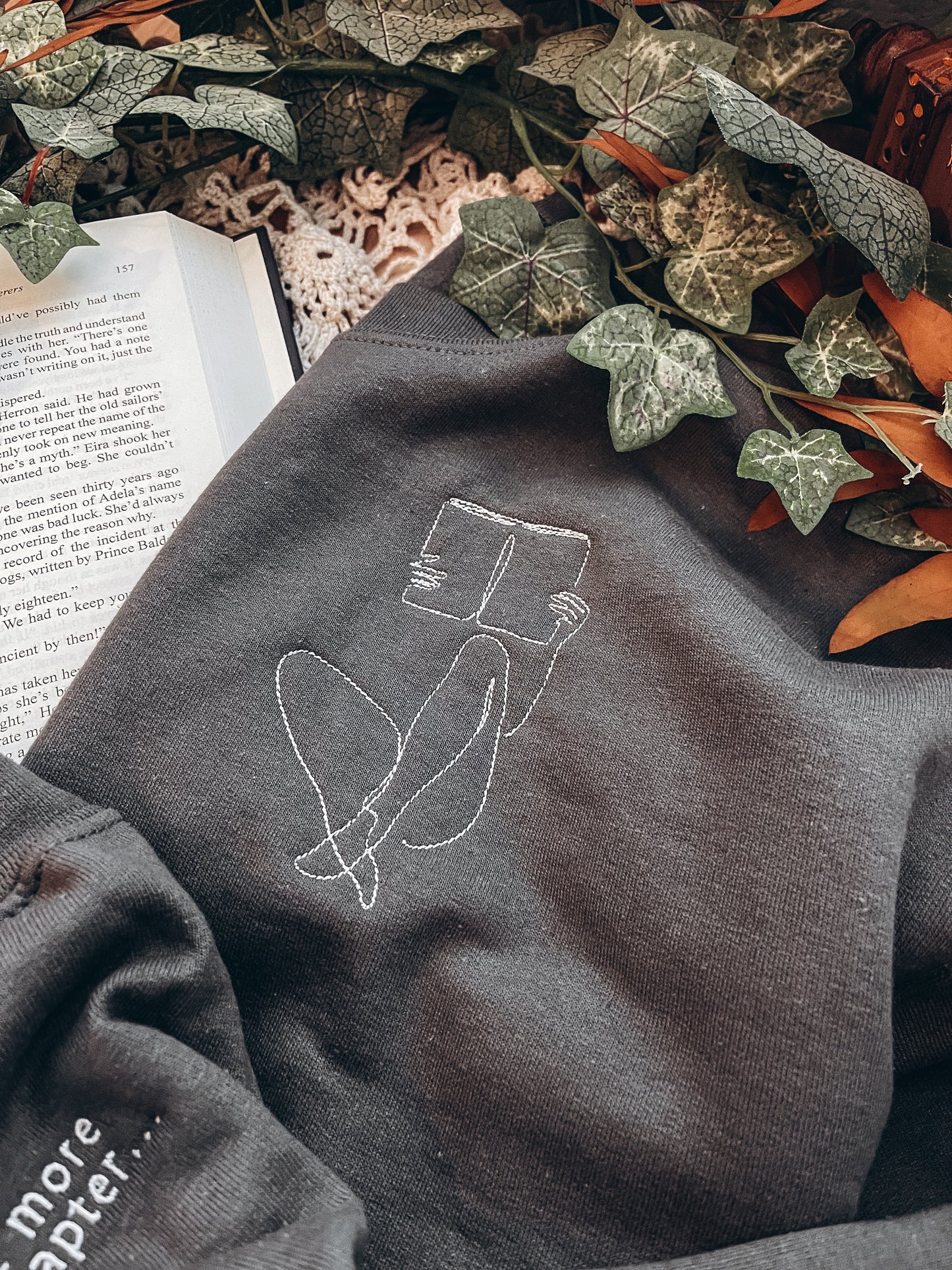 One More Chapter Sweatshirt “Line Work”