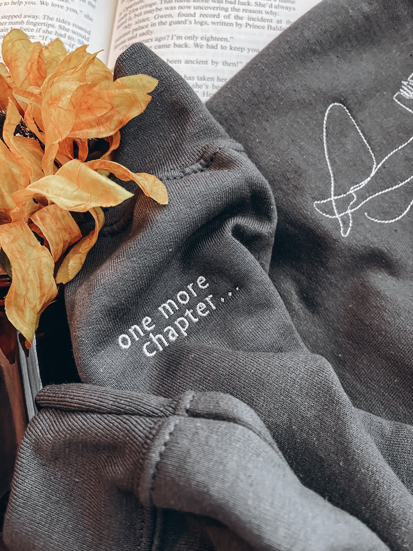 One More Chapter Sweatshirt “Line Work”