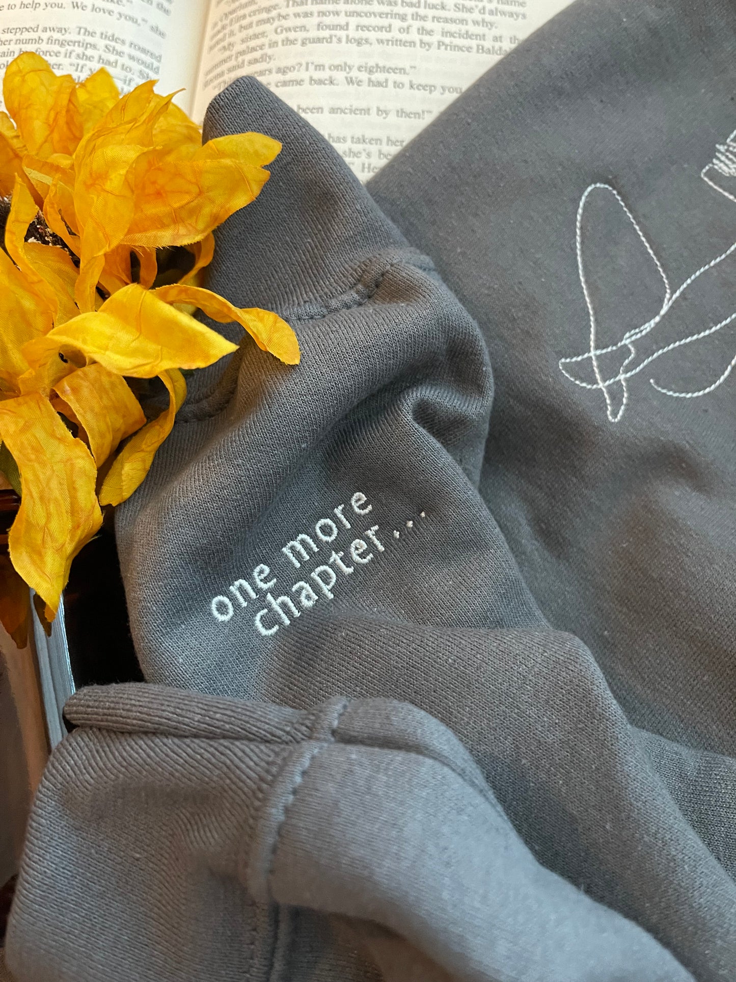 One More Chapter Sweatshirt “Line Work”