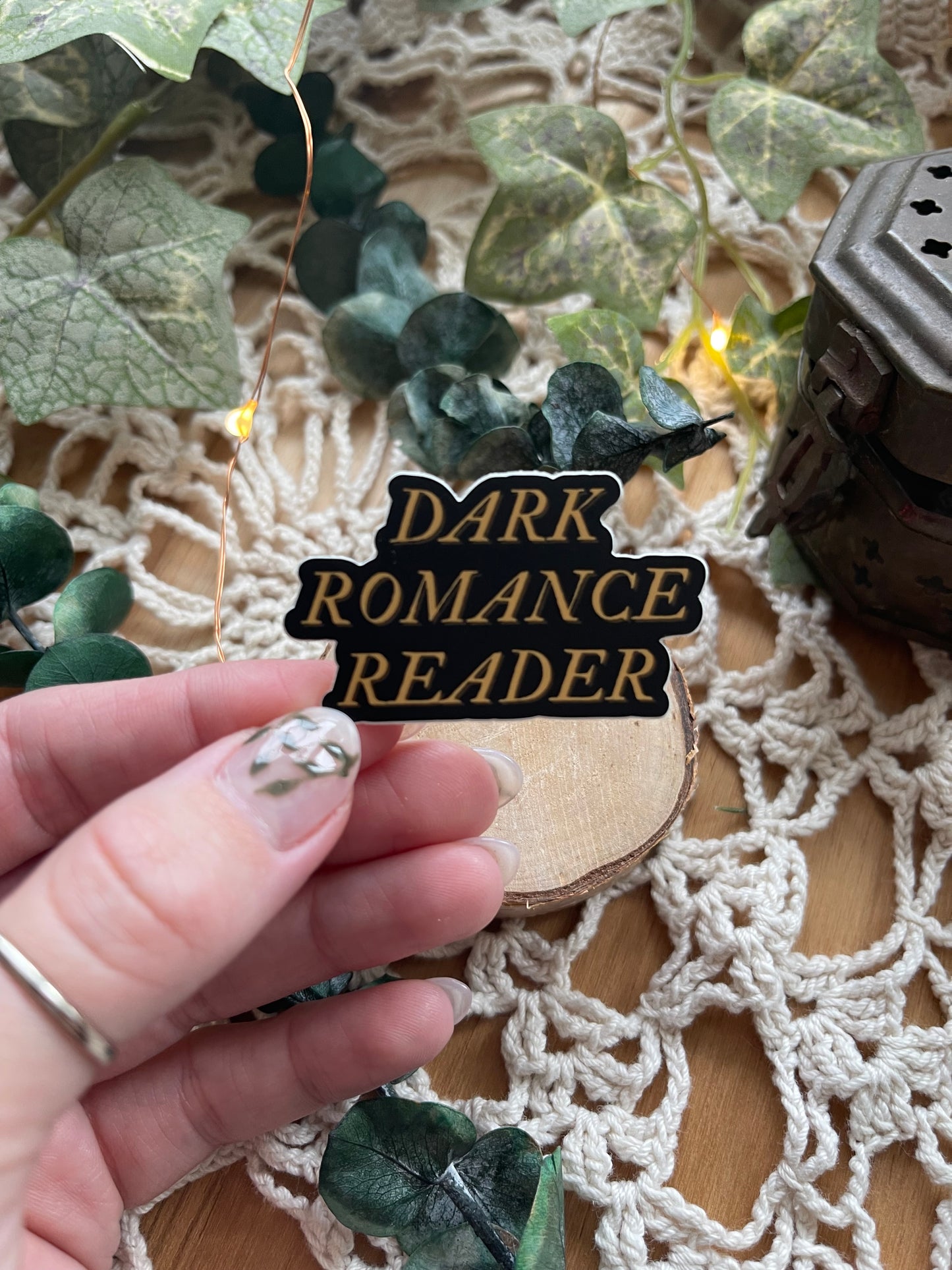Dark Romance Reader Bookish Sticker