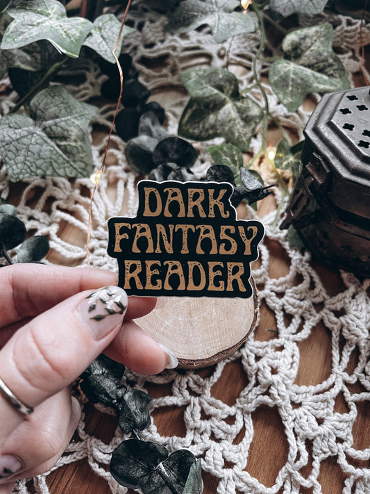 Dark Fantasy Reader Bookish Sticker