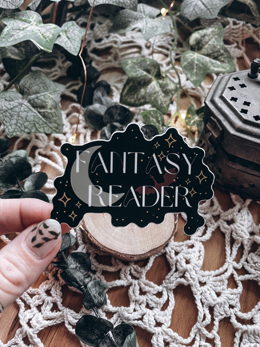 Fantasy Reader Bookish Sticker