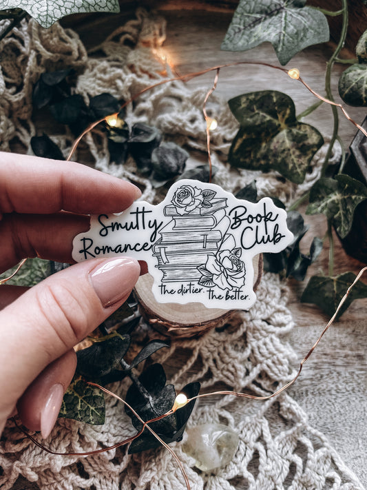Smutty Romance Book Club Bookish Sticker