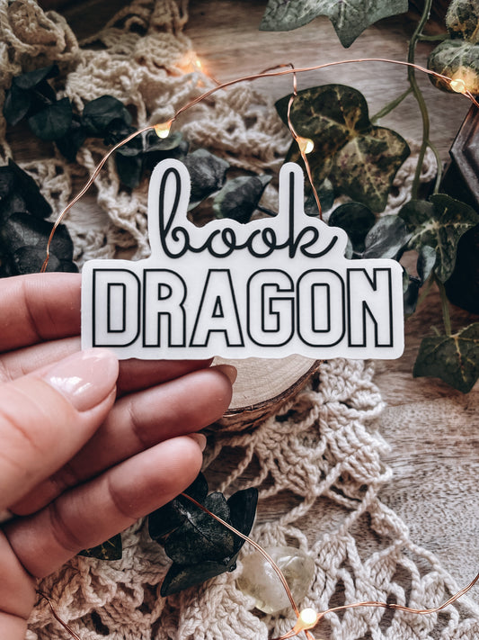 Book Dragon Bookish Sticker